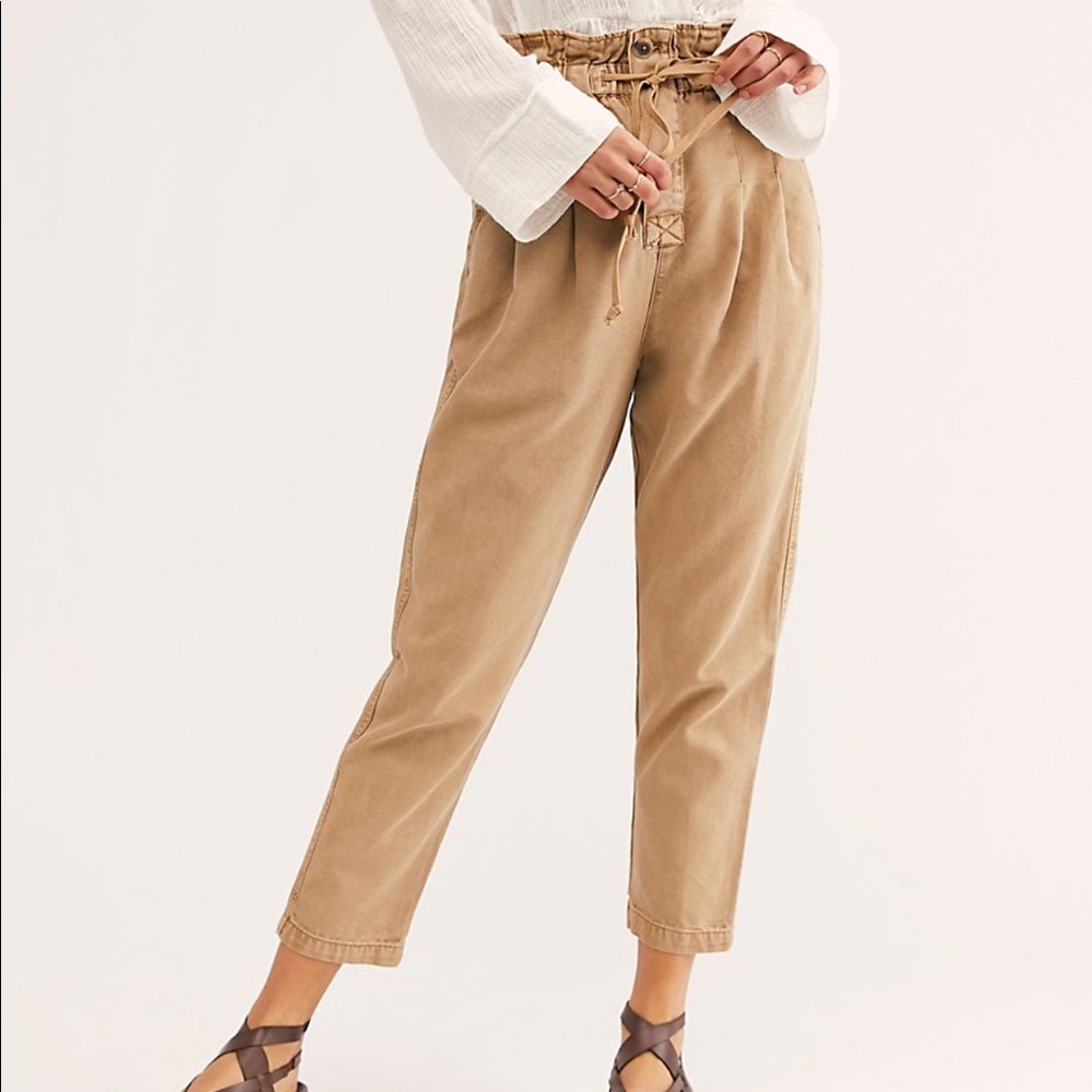 Free people margate pleated trousers